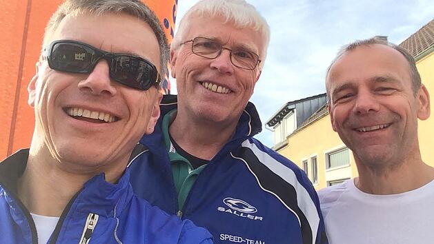 Die drei Moderatoren des FS-Marathons, von links : Jochen, Frank und Michael  Foto: privat