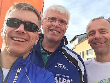 Die drei Moderatoren des FS-Marathons, von links : Jochen, Frank und Michael  Foto: privat