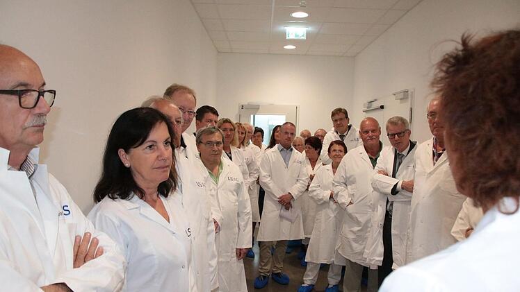 Eindrücke vom Besuch der Sozialministerin bei "Labor LS" in Großenbrach. Foto: Ralf Ruppert