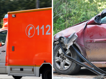 Schwerer Verkehrsunfall auf der A60 bei Mainz: Mann wird bei Unfall schwer verletzt.