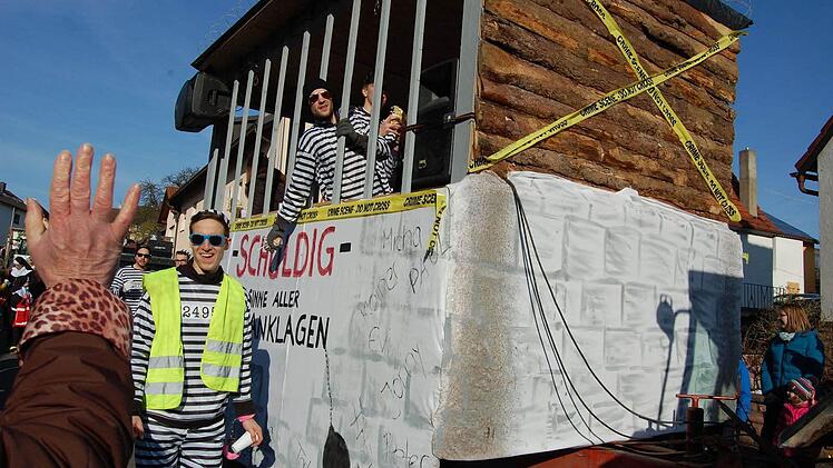 Faschingszug in Thulba  Foto: Günther Straub
