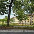 Eine weitläufige Siedlung auf dem Gelände der ehemaligen US-Kaserne  wird in Bamberg für die Ankereinrichtung Oberfranken genutzt.