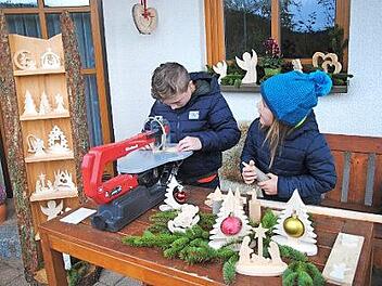 Bei der "Weihnachtlichen Handwerksgasse" wird auch an die Kinder gedacht.  Foto: privat