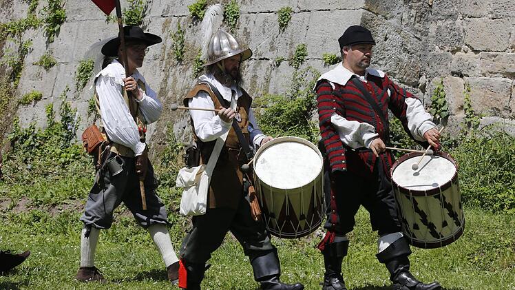 Kronach feierte sich und seine Geschichte beim Historischen Stadtspektakel. Foto: Matthias Hoch