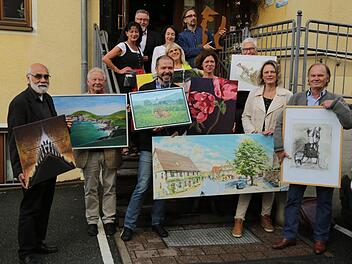 Die teilnehmenden Künstler Foto: Franz Galster