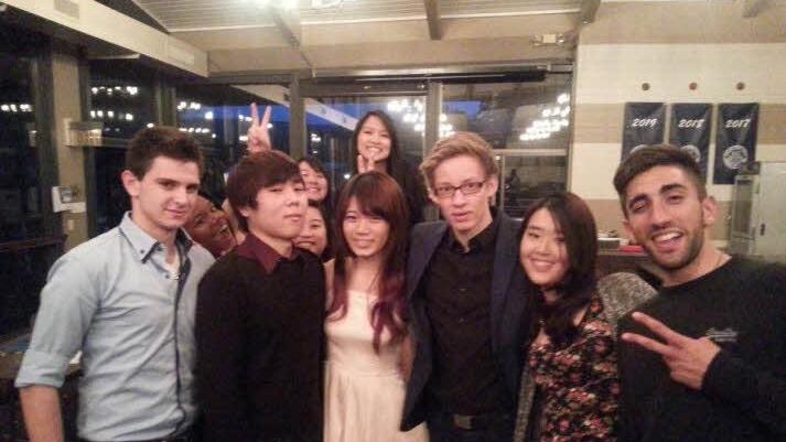 Multikulti im Internat: Ob Ungarn, Italiener oder Taiwanesen, die beiden EGM-Schüler trafen auf die unterschiedlichsten Nationalitäten.