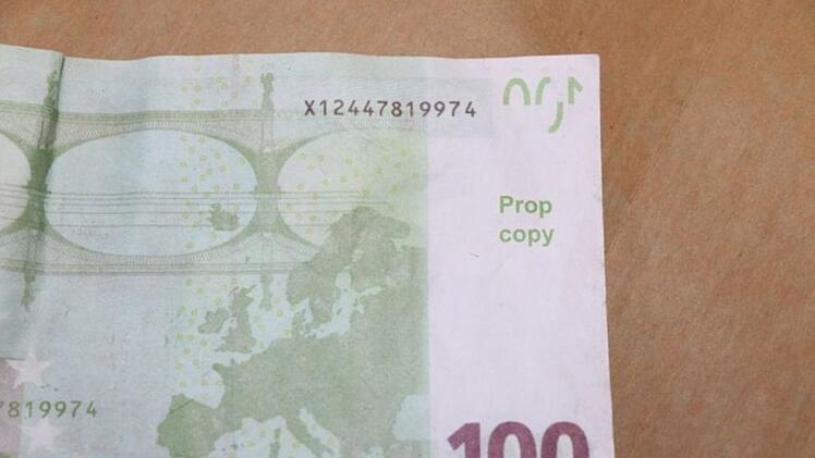 Foto: "Prop-copy"-Falschgeld