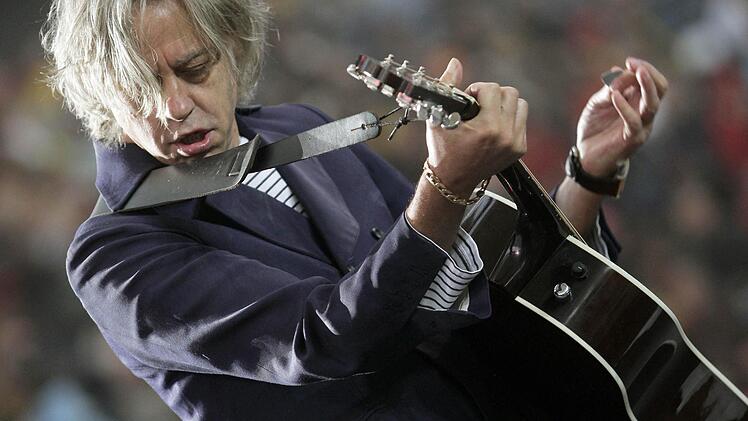 Bob Geldofs bekanntestes Lied ist "Do They Know It's Christmas", der Song zum "Band Aid"-Projekt. Am 16. Juli tritt der 63-jährige Ire in Kulmbach auf. Foto: Fredrik von Erichsen/dpa