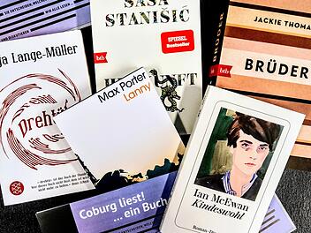 "Coburg liest": fünf Romane stehen zur Auswahl.