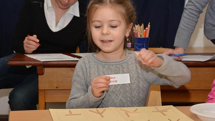 "Schule spielen" in der Theodor-Heublein-Grundschule Melkendorf  Foto: Dagmar Besand