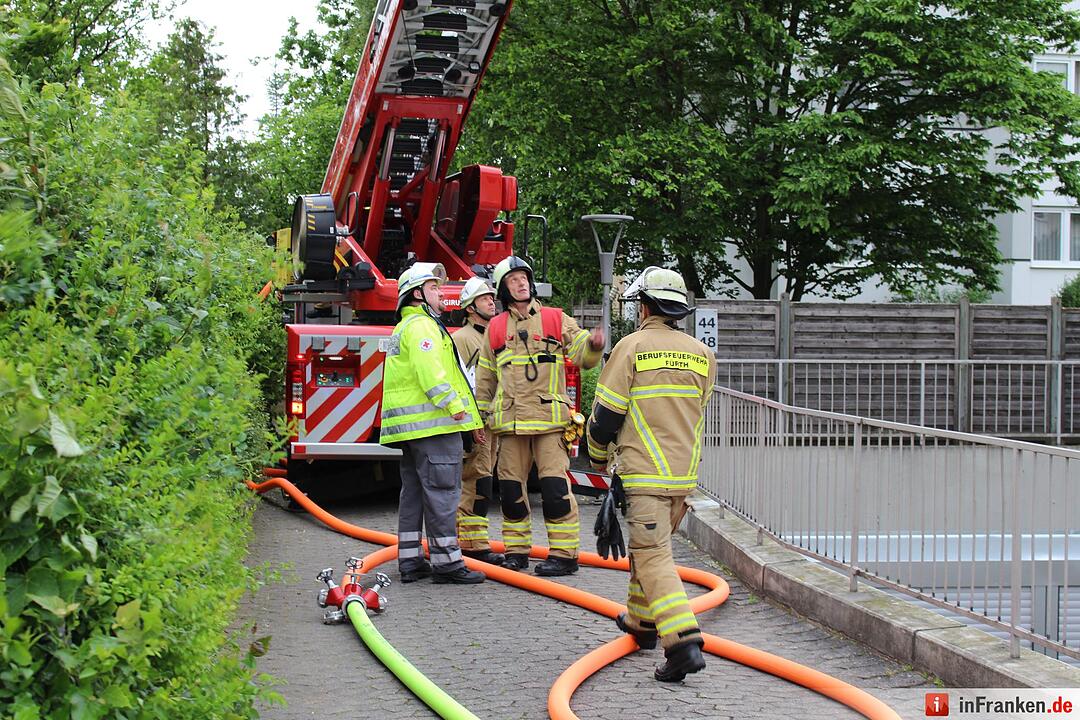 Fürth: Wohnungsbrand in der Südstadt