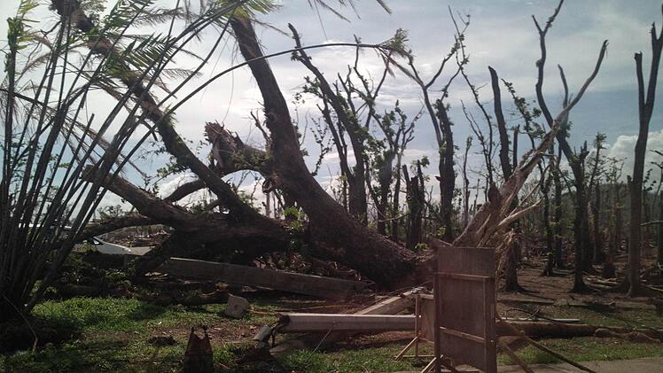 Sebastian Wetzels Einsatz auf den Philippinen.