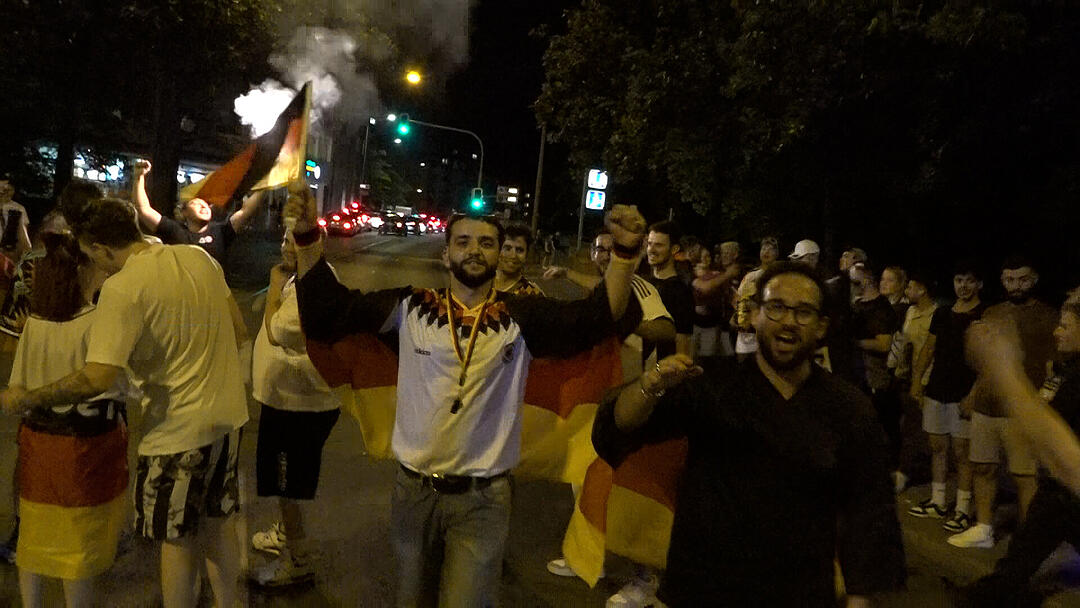 N&uuml;rnberg feiert ausgelassen den Einzug ins Viertelfinale