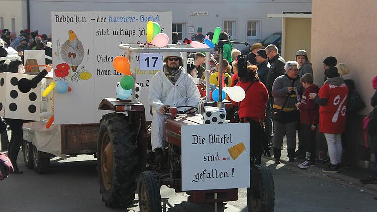 Faschingsumzug in Oberlangenstadt. Foto: Veronika Schadeck