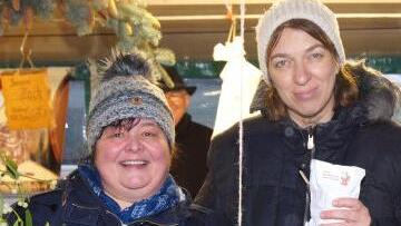 Auf dem Weihnachtsmarkt in Ebing Foto: Joseph  Beck