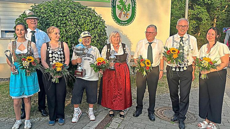 Die Sch&uuml;tzenk&ouml;nige und weitere Sieger. SV L&uuml;tzow