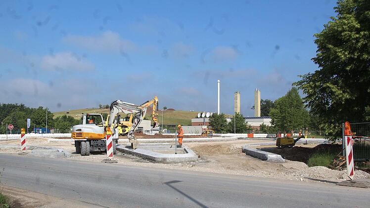 Die Zu- und Abfahrt zum Olympiaring