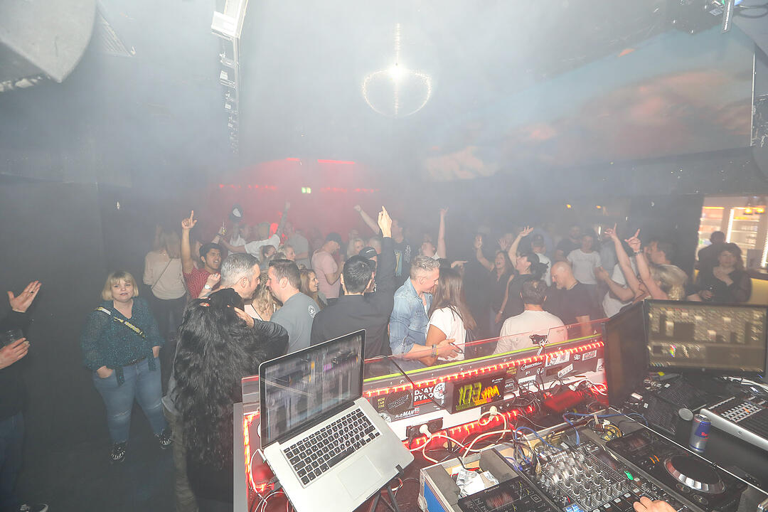 Mit DJ Andy, DJ Matze, DJ Dieter M Geis, DJ Franky