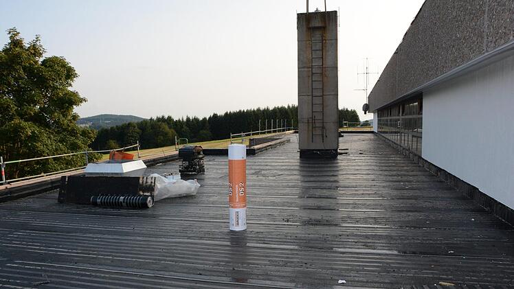 Sanierung der Frankenwaldhalle in Grafengehaig Foto: Dagmar Besand