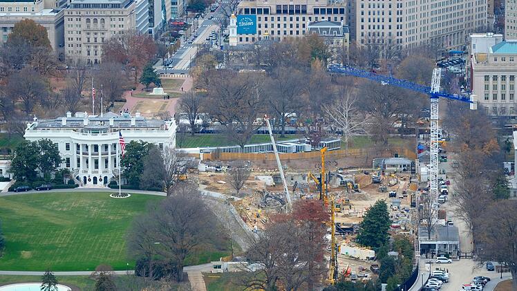 Bauarbeiten am Wei&szlig;en Haus