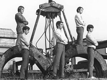 Waldi Bauer (rechts) mit The Reverb als erster Band, in der der spätere Schweinsohr-Selection-Musiker in den Sixties spielte.  Fotos: privat