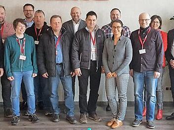 Landwirte und Rewe-Vertreter waren zufrieden mit dem Gesprächsverlauf. Foto: privat