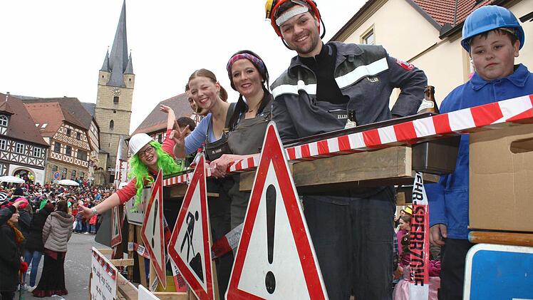 Die Oberthereser Feuerwehr.