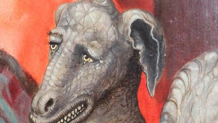 Umkreis von Cranach d. Ä.: Detail aus "Hl. Dorothea und hl. Margarethe", um 1520