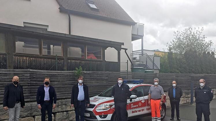 Bei der Eröffnung (v. l.): Claus Schwarzmann, Robert Linz, Hermann Ulm, Thomas Roschmann, Anton Martin, Stephan Beck und Tobias Drevermann