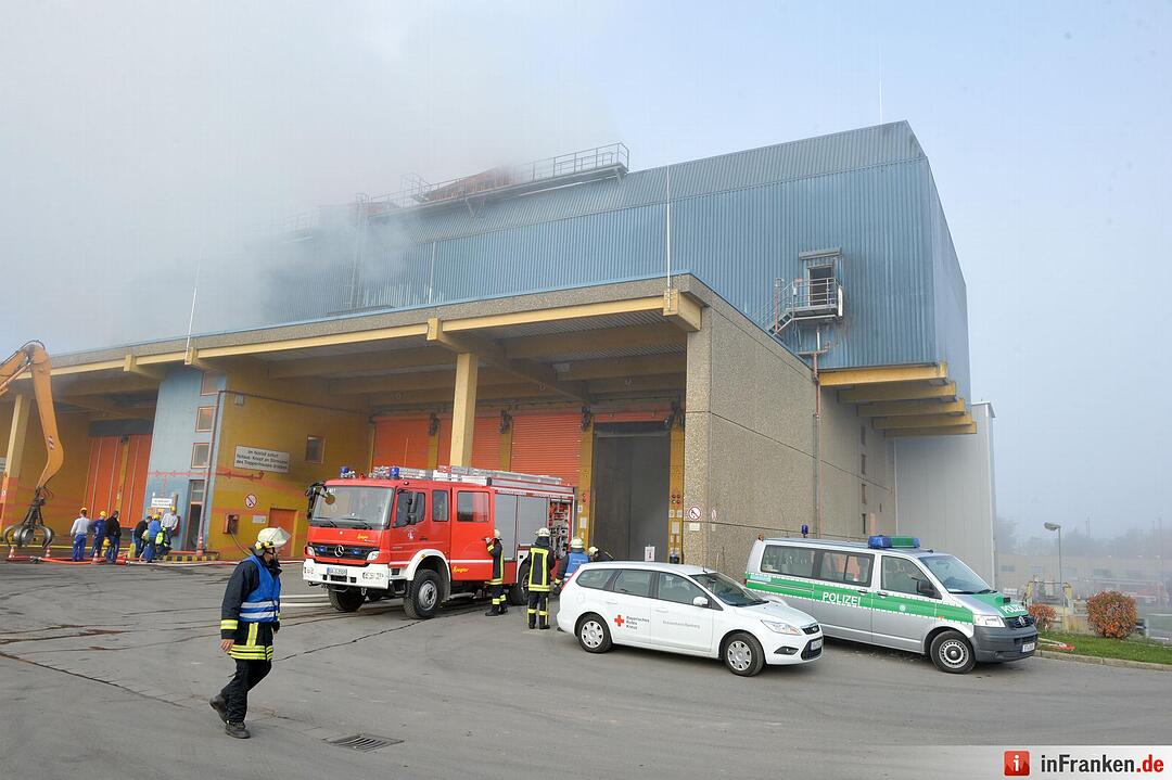 Brand in Müllheizkraftwerk