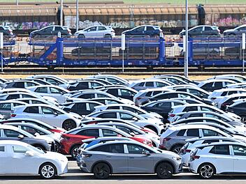 Elektroautos verschiedener VW-Konzernmarken