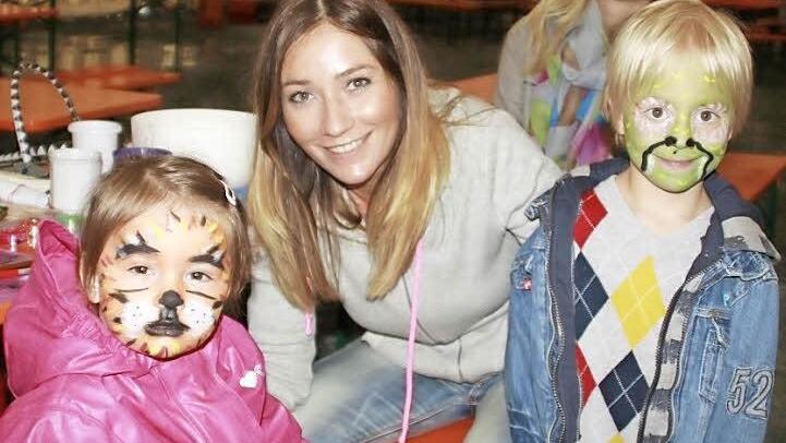 Das Kinderschminken kam beim Nachwuchs sehr gut an.