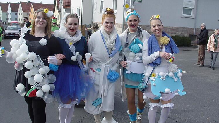 Faschingsumzug in Poppenroth.  Foto: Wolfgang Wimmel
