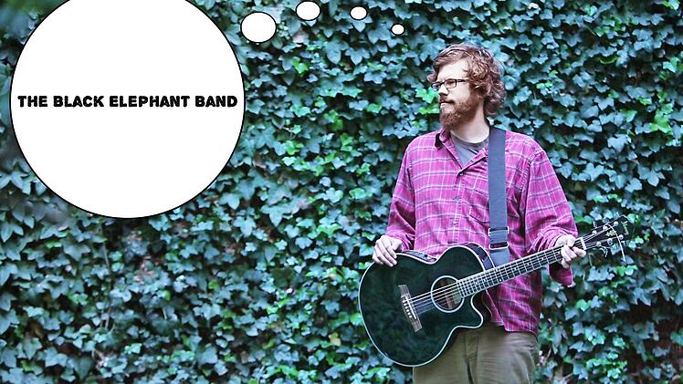Der Nürnberger Liedermacher, Gitarrist und Mundharmonikaspieler Jan Bratenstein, besser bekannt als "The Black Elephant Band", spielt am Samstag, 18. November, im Gasthof "Zur Linde" in Unnersdorf eine eigenwillige Mischung aus Blues, Punk, Folk und Rock.  Foto: privat