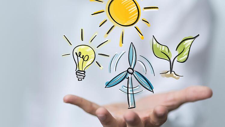 Wo produzieren die Gemeinden des Altlandkreises Bad Brückenau selbst Energie, wo setzen sie auf erneuerbare Quellen, und wo sparen sie Energie ein?