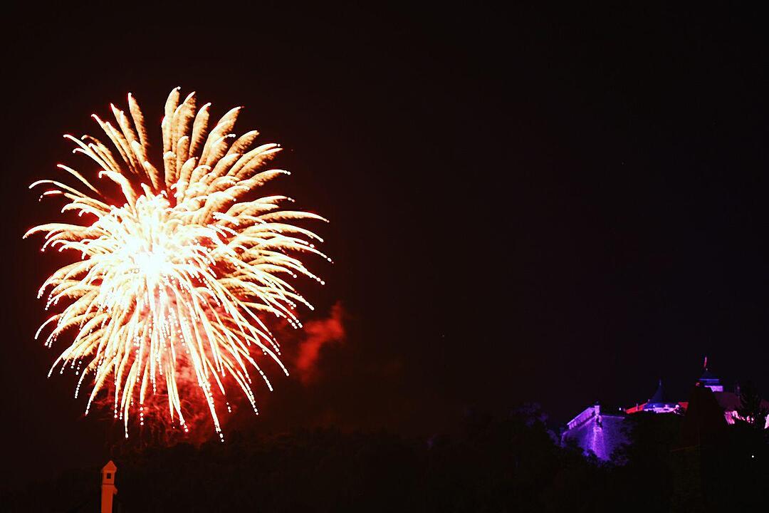 Brillantfeuerwerk zum Kronacher Freischießen