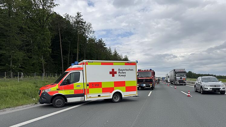 Schwere Karambolage auf der A3