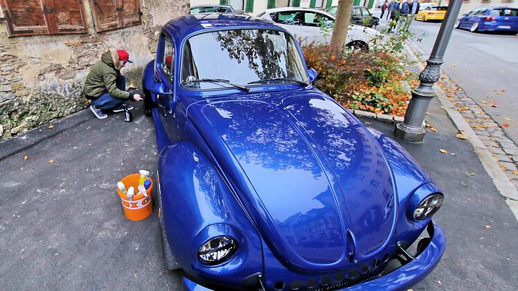 Jeder GTI-Fahrer will sein Fahrzeug blitzsauber präsentieren. Deshalb wird  immer wieder einmal geputzt. Dieter Britz