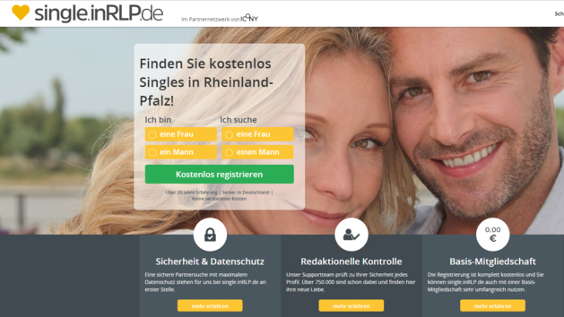 Die neue Partnerbörse in Rheinland-Pfalz: single.inRLP.de
