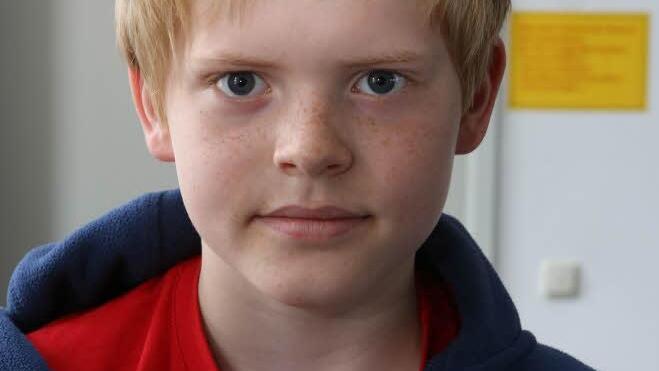 Nicholas (10): "Ich bin heute zur Vorlesung gekommen, weil ich mich schon ganz gut auskenne im Internet. Aber ich wollte noch mehr erfahren. Dass es überall Kameras gibt, war mir vorher gar nicht so klar." Foto: Barbara Herbst