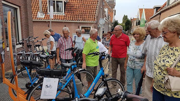 Die große Modellauswahl für die Fahrräder interessierte natürlich.