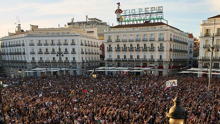 Protest in Madrid