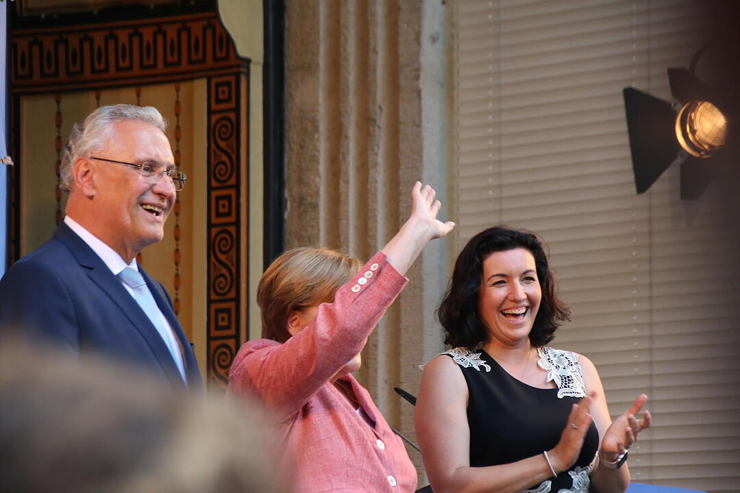Angela Merkel zu Besuch in Bad Kissingen