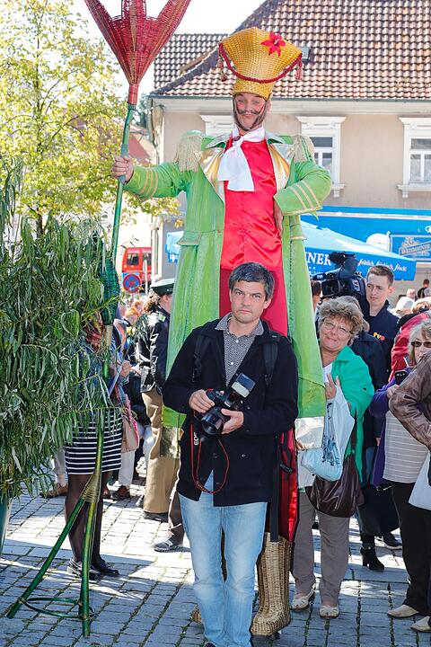Korbmarkt in Lichtenfels am Samstag