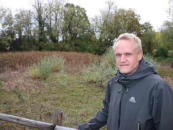 Jan Hochstein an der Schwarzen Pfütze. Foto: Ralf Ruppert