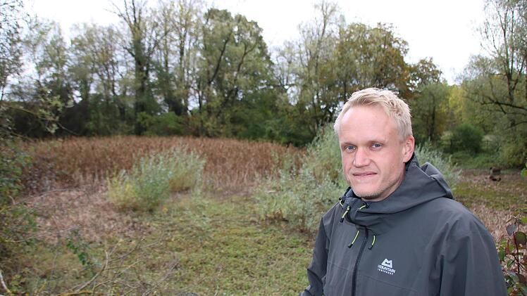 Jan Hochstein an der Schwarzen Pfütze. Foto: Ralf Ruppert