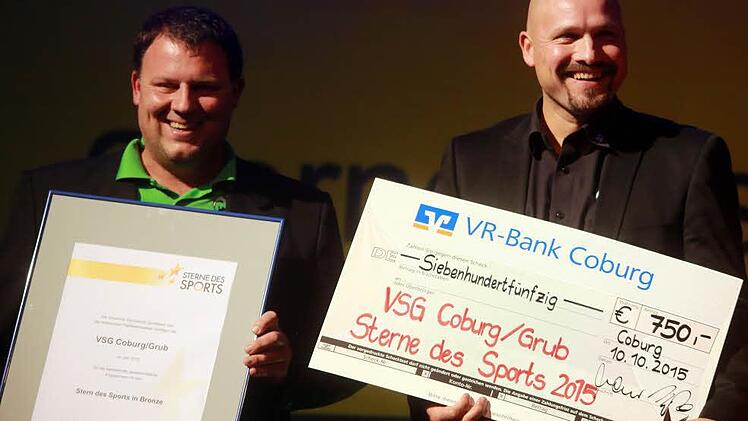 Auch die Zweitplatzierten von der VSG Coburg/Grub freuten sich. Foto: Timo Geldner