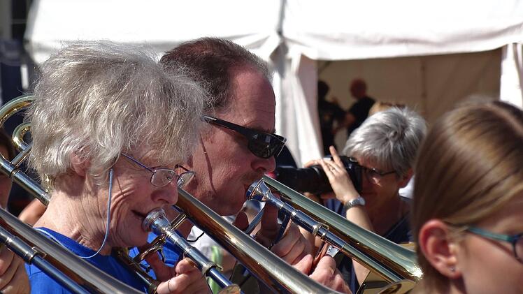Impressionen vom ersten Symphonic Mob Bayerns auf dem Coburger SchlossplatzFoto: Jochen Berger