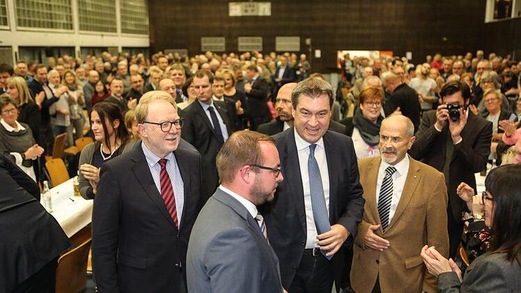 Impressionen vom Besuch des bayerischen Ministerpräsidenten, Markus Söder, am 9. Januar in Frohnlach - Foto: Berbara Herbst
