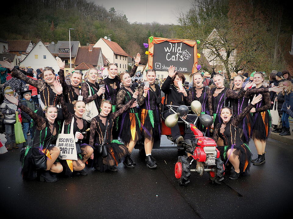 Beste Faschingslaune in Aura/Saale